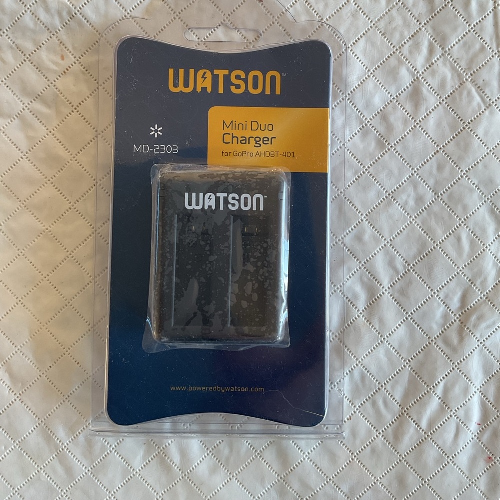 Black Mini Duo Charger for GoPro